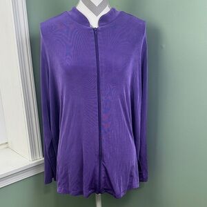 Citiknits Purple Jacket 2X